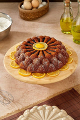 Polochef PDK-126 - Prizma Gietaluminium Cakevorm 26 cm – Zwarte Graniet Anti-aanbaklaag – Tulbandvorm – Bakvorm