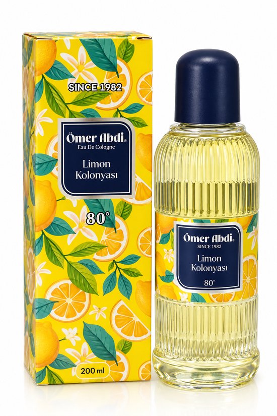 Omer Abdi Tuncer - Citroen Kolonya - Eau de Cologne - 200 ml - Aftershave