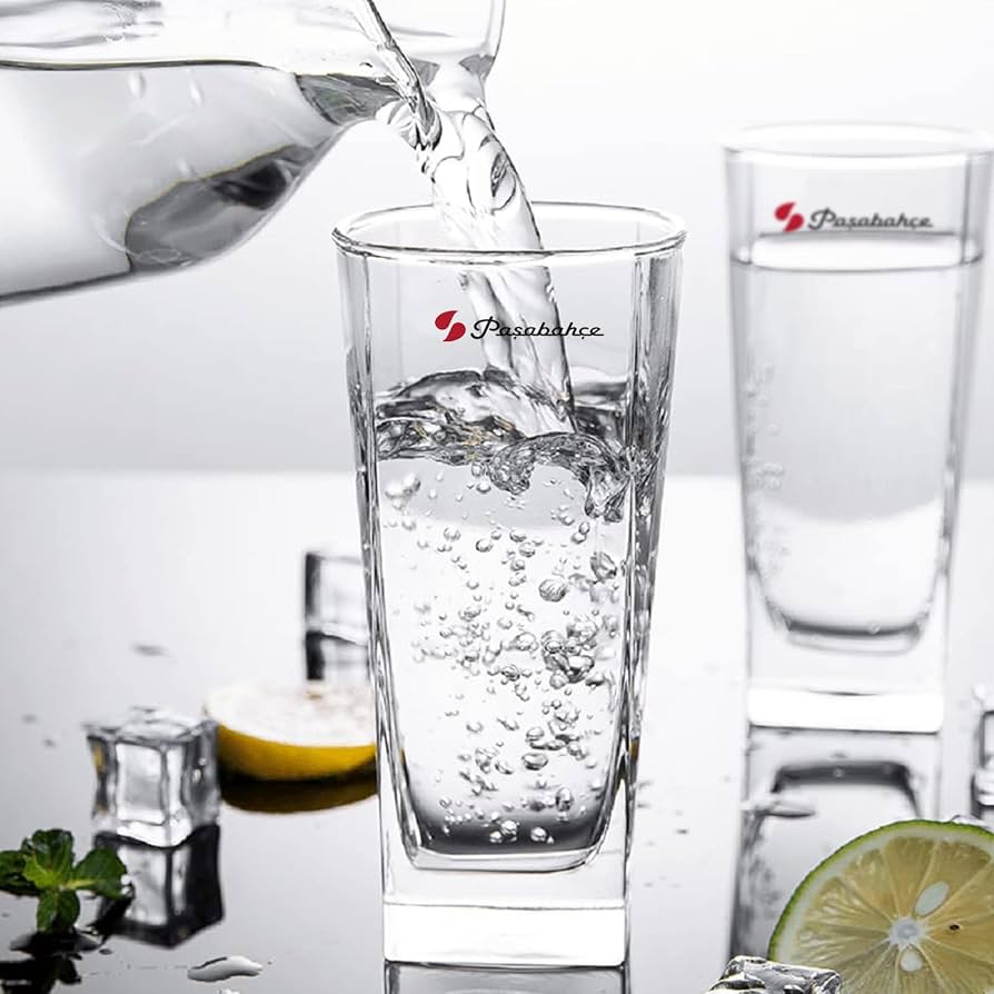 Pasabahce Carre - Longdrinkglazen – 3-delige Set – 290 ml – Drinkglazen