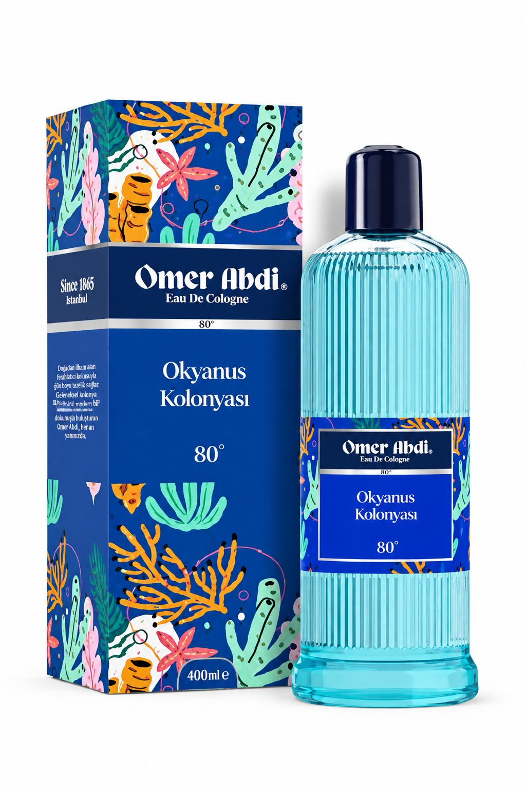 Omer Abdi Tuncer - Okyanus Cologne 400 ml – Eau de Cologne – Oceaan – 80°
