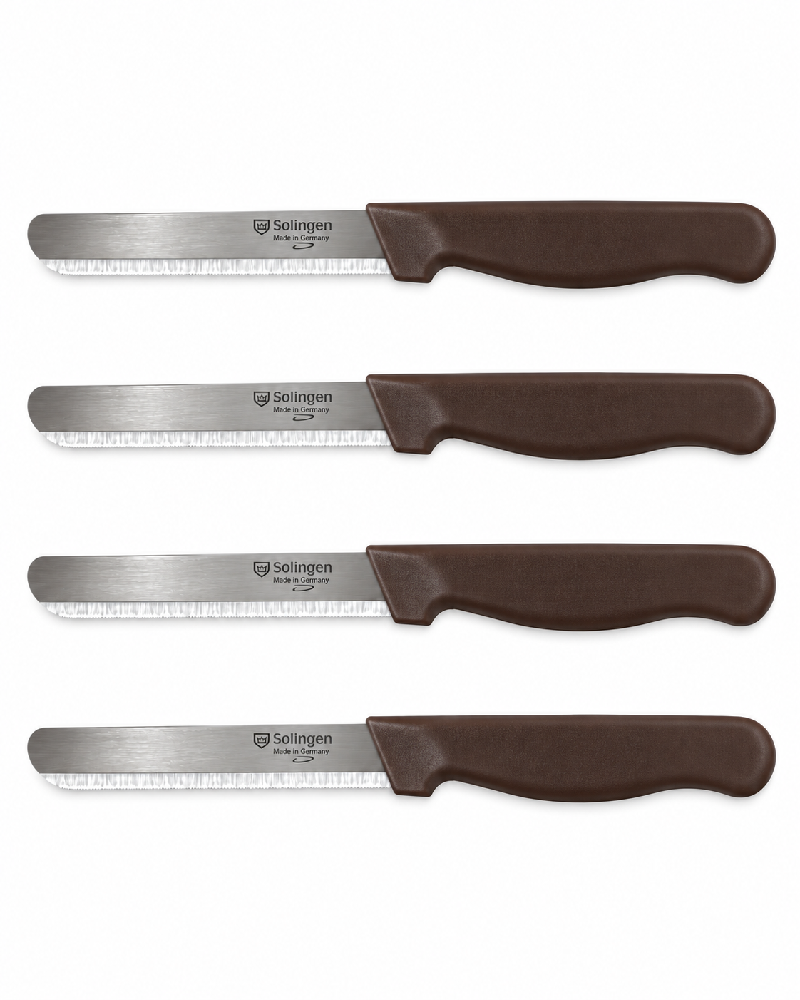 Solingen - Allround Grote Kartel Messen - Bruin - XL - Set van 4