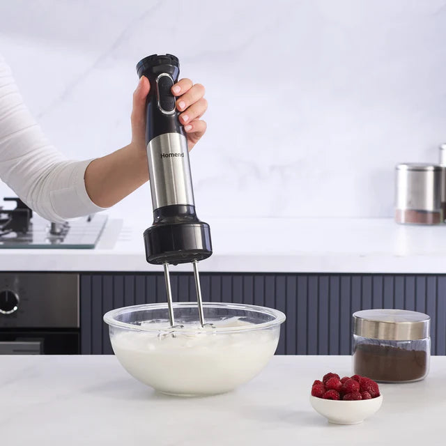 Homend Functionall 2848EU - Keukenmachine 1500W – 1 Liter – 4 RVS Messen – Vaatwasserbestendig – RVS