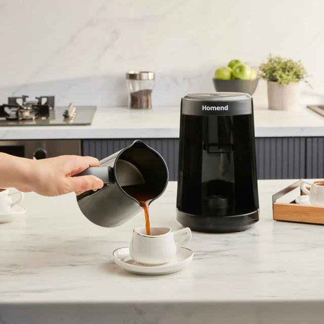 Homend Pottoman 1818 - Turkse Koffiemachine – 300 ml – Tot 5 Kopjes – 480W