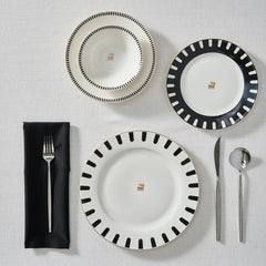 Karaca Elegance Collectie Kore - New Bone Serviesset – 24-Delig – 6 Personen – Luxe Servies