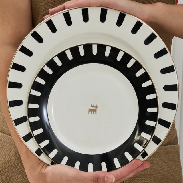 Karaca Elegance Collectie Kore - New Bone Serviesset – 24-Delig – 6 Personen – Luxe Servies