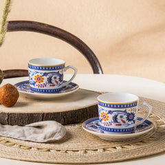 KARACA Linden Koffiekopjes voor 2 personen. 80 ml. koffiemokken