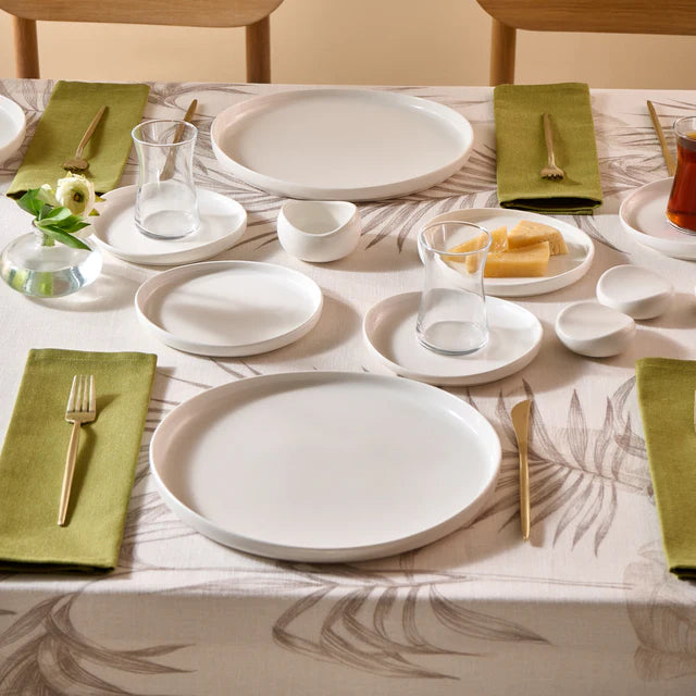 Karaca Olla - New Bone 28-Delige Serveerset – 6 Personen – Wit – Luxe Serviesset