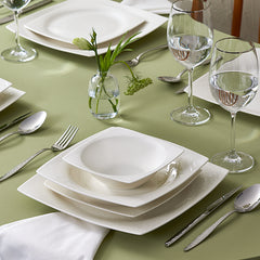 Karaca New Flava - Serviesset 24 Delig – 6 Personen – Porselein – Modern Servies – Dinerset met Kommen