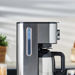 Karaca Series 2303 Steel - Filter Koffiemachine – 1.2L – 12 Kopjes – Thermoskan – Timer – 900W – RVS