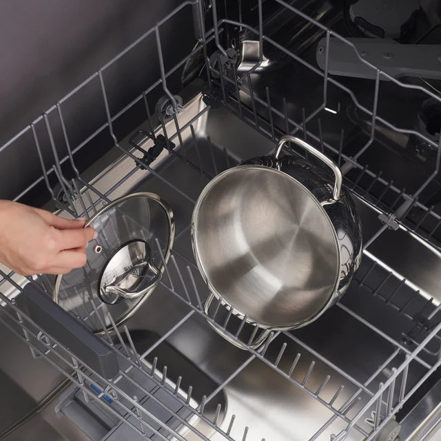 Karaca Emirgan - Roestvrijstalen Pan met Deksel - 20cm - Zilver