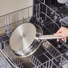 Karaca Elite - RVS Inductie Koekenpan – 24 cm – Zilver – Geschikt voor Inductie
