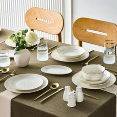 Karaca Elegance Bone Mandarin - 53-Delige Serviesset voor 12 Personen – Goud - Moderne Dinerset