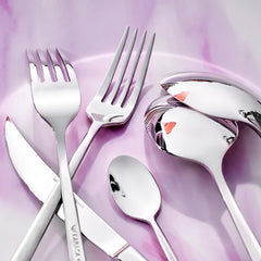 Karaca Tivoli Luxe Bestekset 30-delig - 6 Personen - RVS - Modern Dinnerservies Bestek Set