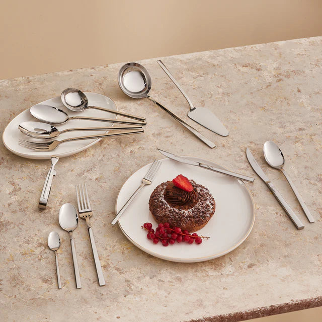 Karaca Nil Elegance Bestekset 91-delig - 12 Personen - Zilver RVS