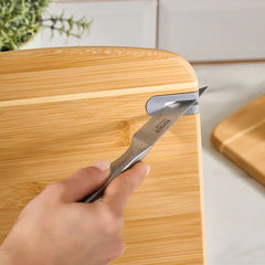 Karaca Sharpencut -Snijplankenset 2-delig – Bamboe Snijplanken 30 cm & 34 cm – Duurzaam Hout – Keuken Snijplank Set