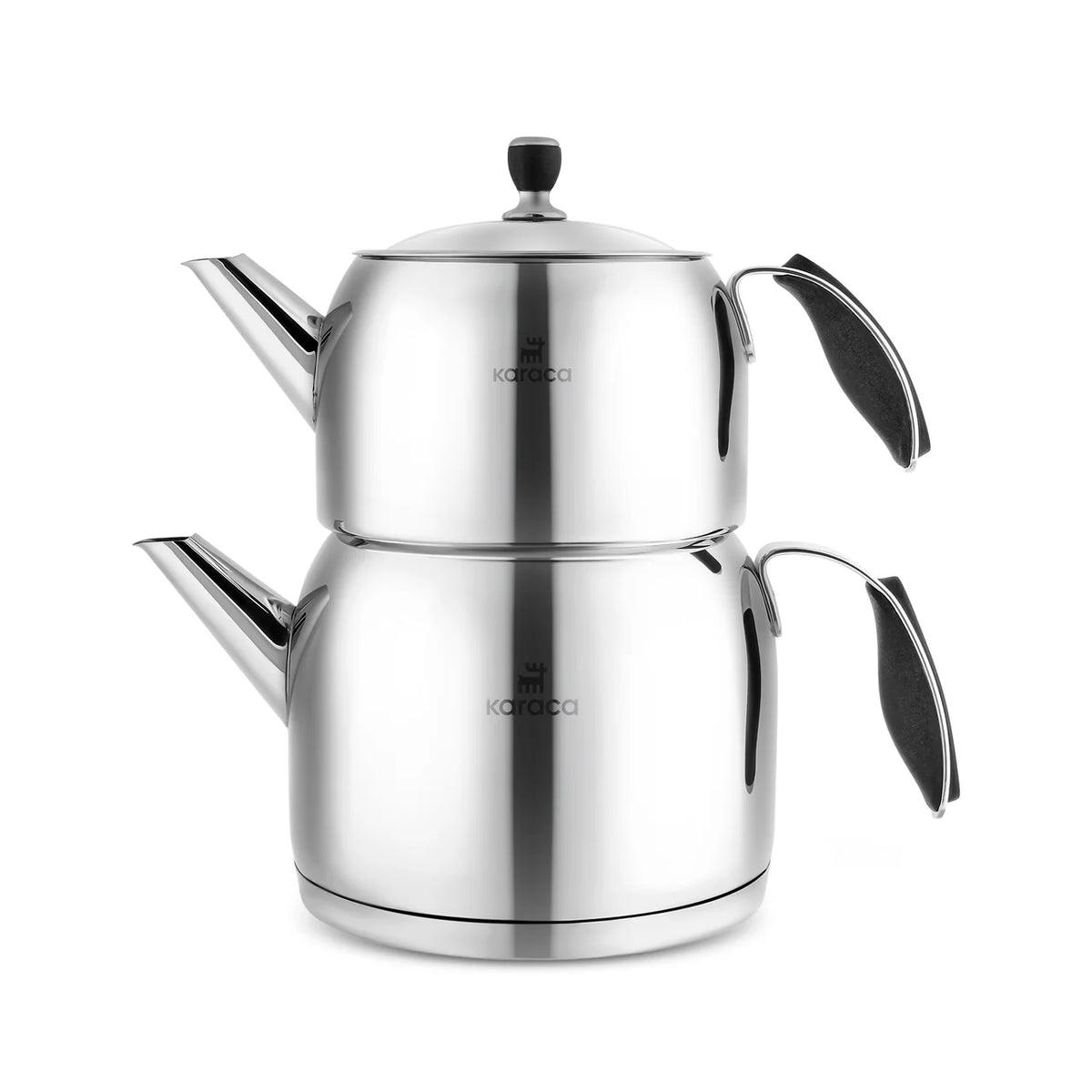 Karaca Stelly XL –RVS Theepot  – Roestvrij Staal (RVS) – Inox - 1 + 2 Liter