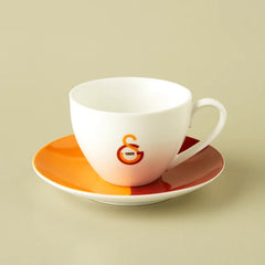 Karaca x Galatasaray - Porseleinen Theekoppenset – 2 Personen – 220 ml  – Officiële GS Collectie