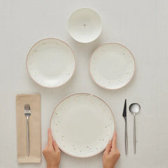 Karaca Elegance Bone Festival Serviesset – 24-Delig – 6 Personen – Luxe Porseleinen Servies