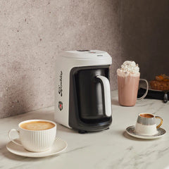 Karaca x Beşiktaş Gelicentieerde Hatır Hüps Turkse Koffiemachine met Melkfunctie en Clublied