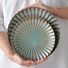 Karaca Cora Reactive - Serviesset 24 Delig – 6 Personen – Stoneware – Reactive Glaze – Dinerset met Kommen