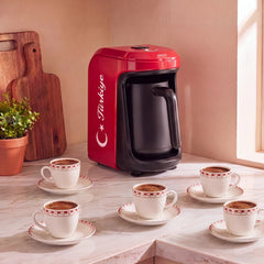 Karaca Hatir Hups Turkiye – Turkse Koffiemachine met Melkfunctie – 5 Kopjes