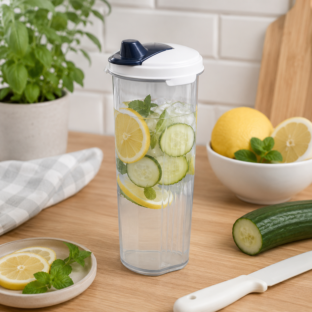 Sunplast SC-224 - SYMBOL Olie- / Azijnfles 1 Liter – Keuken Dispenser – Oliekan & Sirkefles