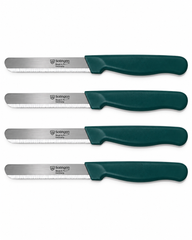 Solingen XL - Allround Grote Kartel Messen - Groen - XL - Set van 4