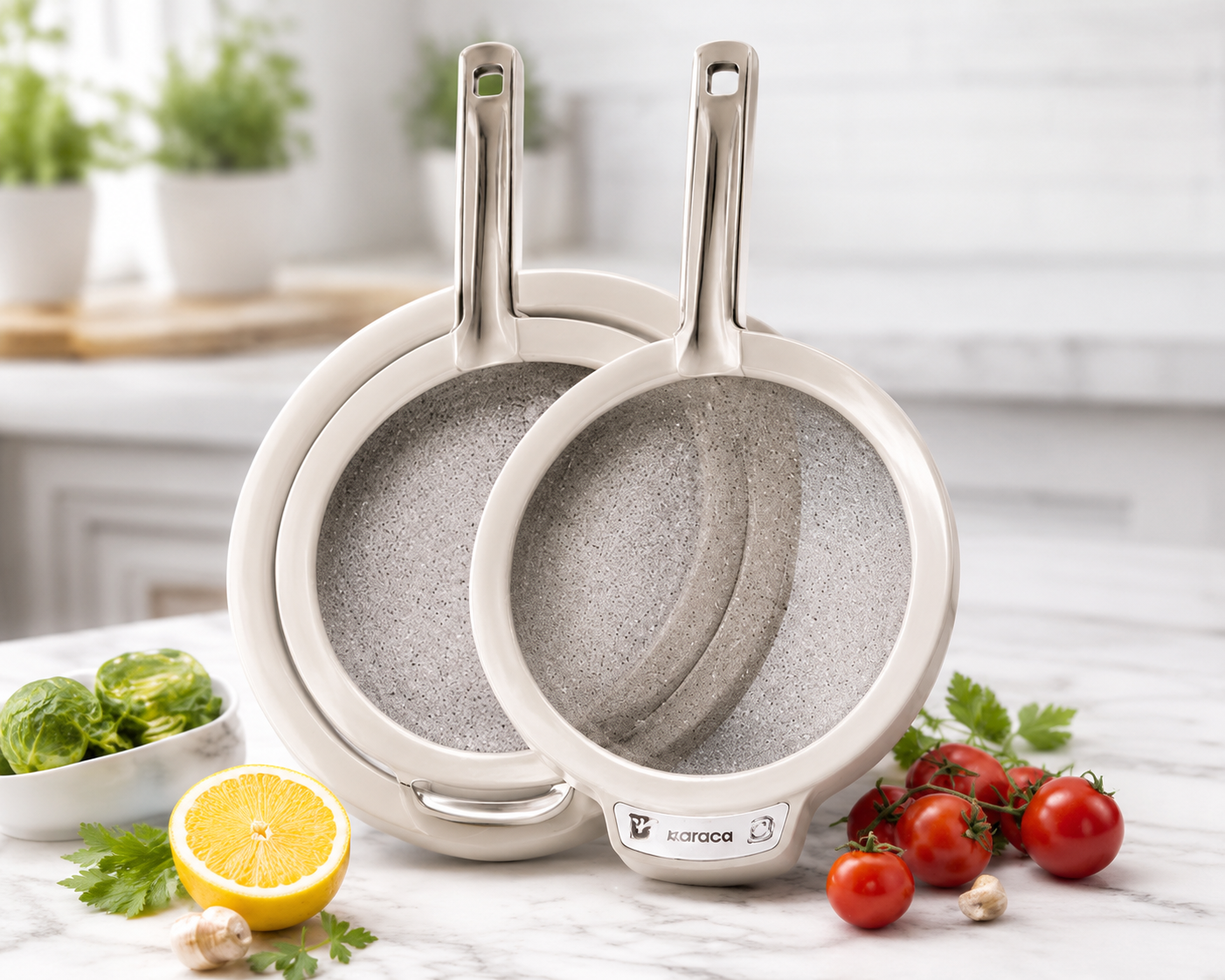 Sunplast SC-369 - CULINA Vergiet Set 3-delig – Keuken Zeef Set 29,5 / 33 / 37,5 cm – Kunststof Vergieten voor Pasta, Groenten en Fruit
