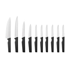 Karaca INOX Bundle Messenset 10-delig - RVS Keukenmessen - Koksmes. Hakmes en Multimessen