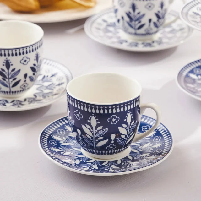 Karaca Peyker - koffiekopjes set voor 6 personen - 85 ml - Stijlvol voor perfect koffiegenot