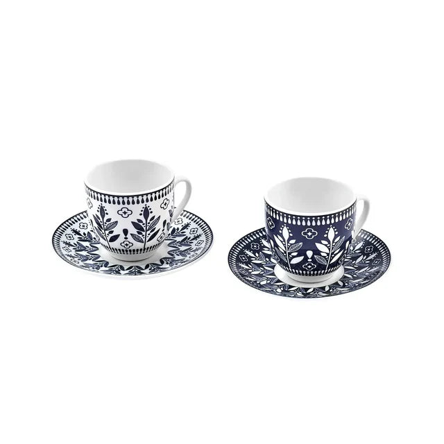 Karaca Peyker - koffiekopjes set voor 6 personen - 85 ml - Stijlvol voor perfect koffiegenot