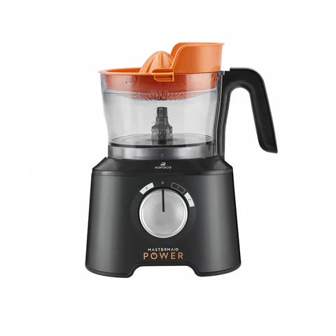 Karaca Mastermaid Power Max 11-in-1 Keukenrobot 2500W – Blender. Citruspers. Koffiemolen. Deeghaak & 5 RVS Raspschijven