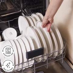Karaca Stream Bomo - 53-Delig Serviesset – 12 Personen – New Bone – Luxe Wit Servies