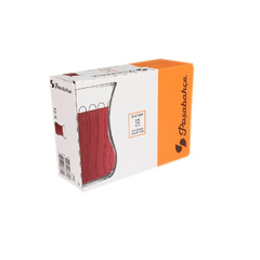 Pasabahce Uskudar - Optik Turkse Theeglazen - Set van 12 - 110 ml - 42021