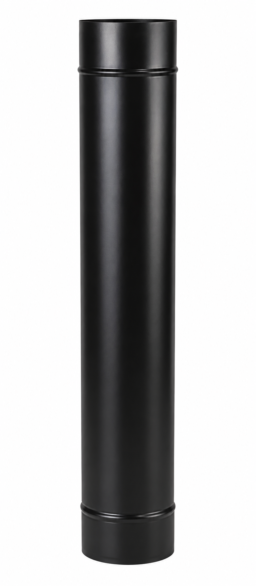 BR01 - Sabah Matzwart Kachelpijp voor Houtskachel- Geëmailleerd- Siyah Mat Soba Borusu -Zwarte Kachelpijp - Diameter 13cm - Lengte 66cm -1x
