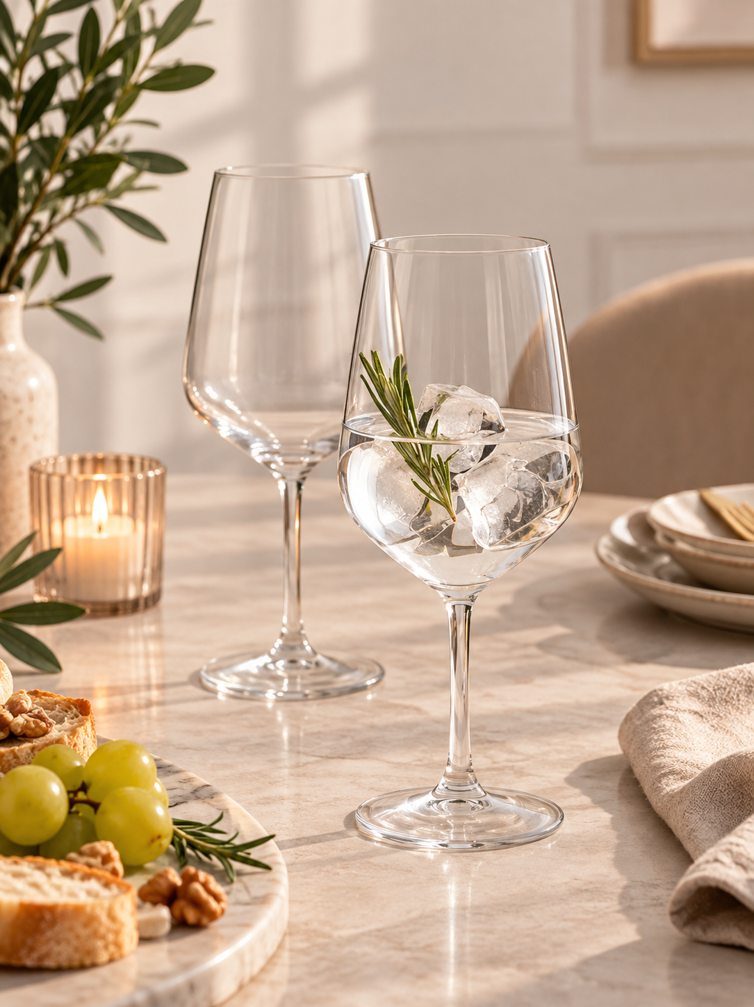 Pasabahce Allegra - Wijnglazen - 490 ml - 49 cl - Set van 6 - Transparant