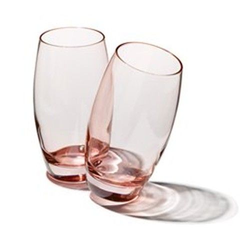 Paşabahçe Barrel - Roze Longdrinkglazen - Set van 3 - 500 ml