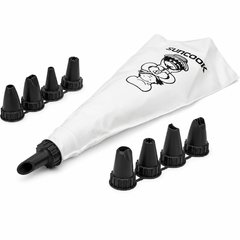 Sunplast SC-260 - Spuitzak Set – Herbruikbare Piping Bag met Spuitmondjes – Voor Taart, Cupcakes & Gebak Decoratie