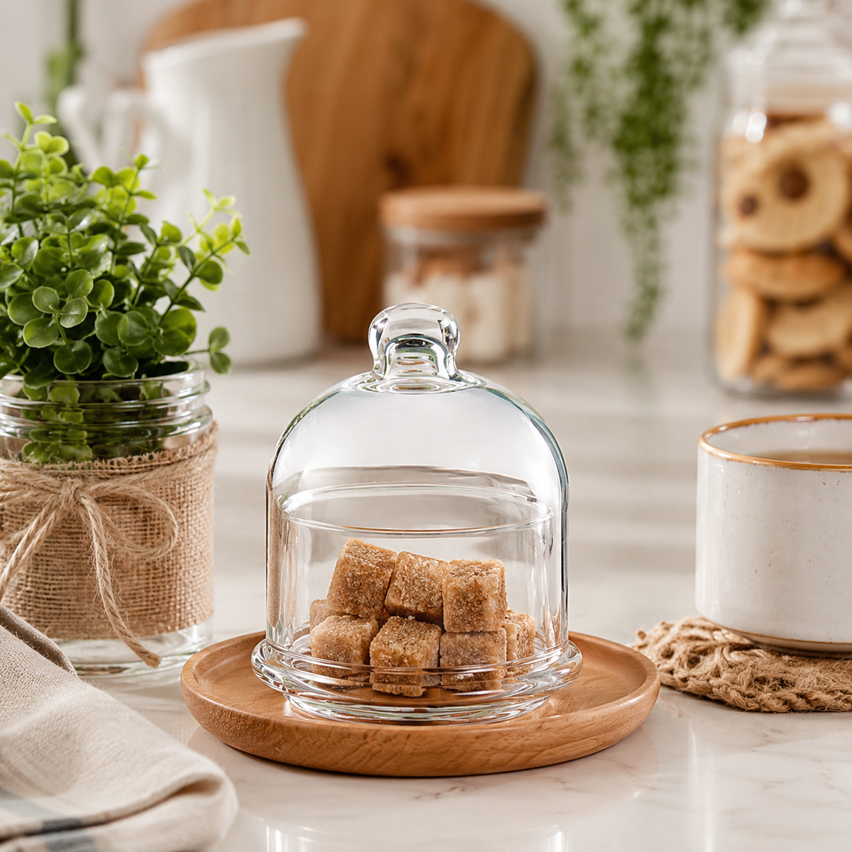 Pasabahce Basic - Glazen Voorraadpot met Deksel - 230 ml - 96966