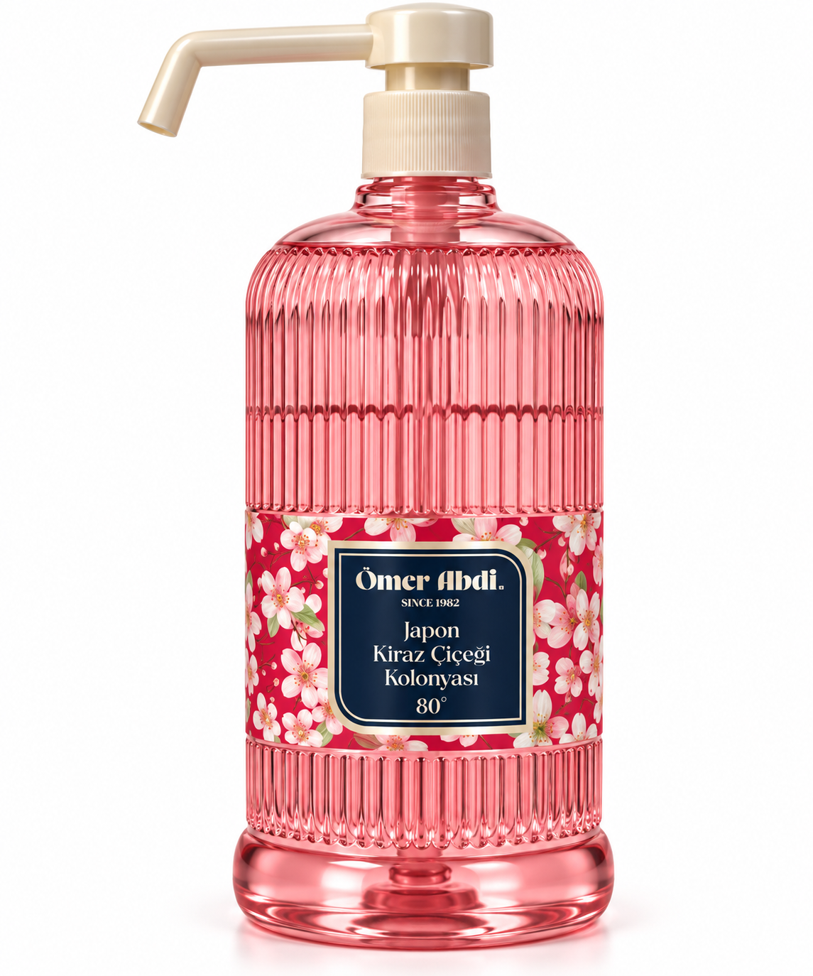 Omer Abdi Tuncer - Japon Kiraz Cicegi Cologne - Japanse Kersenbloesem Kolonya - Aftershave - Eau de Cologne met Pomp - 750 ml