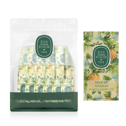 Eyüp Sabri Tuncer – Hawaii Ananas – Eau-de-Cologne-Tücher – 150x (Kolonyalı mendil / Desinfektion)