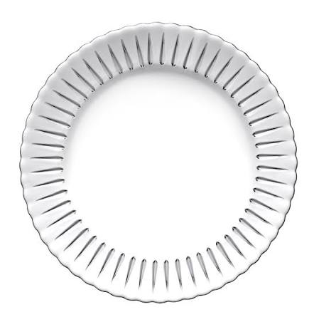 Pasabahce Frezya - Dessertborden – 6-delige Set – Glazen Gebaksbordjes – 16 cm – Transparant