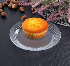 Pasabahce Frezya - Dessertborden – 6-delige Set – Glazen Gebaksbordjes – 16 cm – Transparant