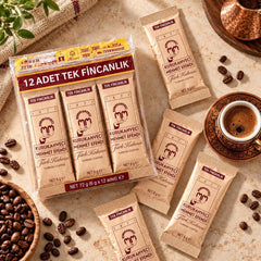 Kurukahveci Mehmet Efendi - Turkse Koffie – 12 x 6 g – Eenpersoonsporties – Multipack (72 g)
