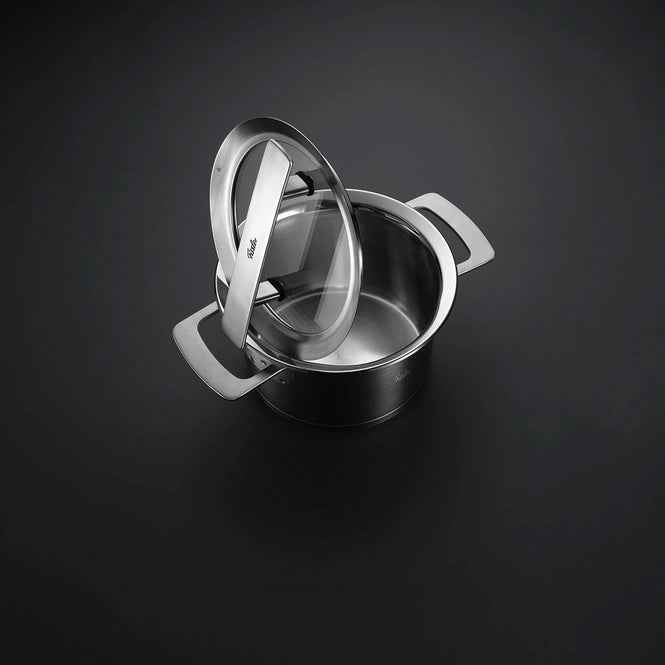 Fissler Phi Collection - Kookpan 16 cm met Downdraft Glasdeksel - Inductie - 1,9L