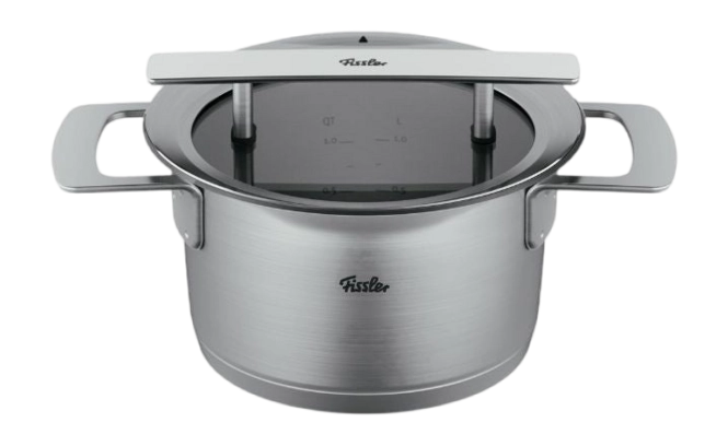 Fissler Phi Collection - Kookpan 16 cm met Downdraft Glasdeksel - Inductie - 1,9L