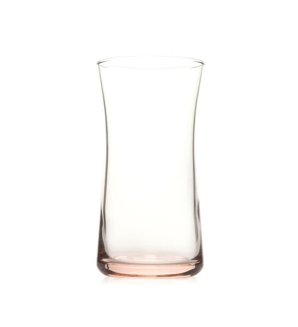 Pasabahce Hyebeli - Roze Longdrinkglazen - Set van 3 - 345 ml