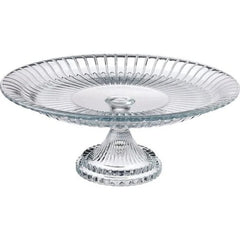 Pasabahce Glamour - Serveerschaal op Voet – Ø 31,8 cm – H 13 cm – Glazen Presentatieschaal