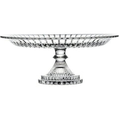 Pasabahce Glamour - Serveerschaal op Voet – Ø 31,8 cm – H 13 cm – Glazen Presentatieschaal