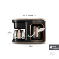 Karaca Hatir Plus 5-in-1 - Koffiezetapparaat – 10 Kopjes – Rosie Brown